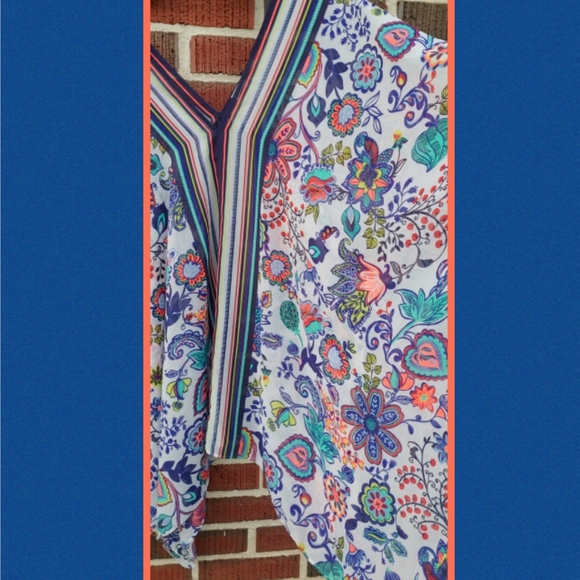 MILLY FOR DESIGN NATION PONCHO - Picture 3 of 3